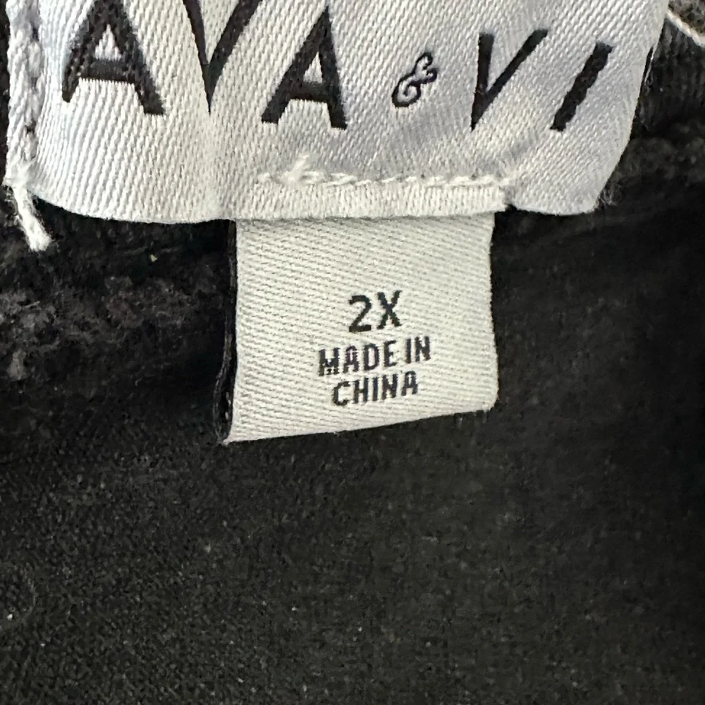 Ava & Viv Faded Denim Square Neck Mini Sundress - Picture 3 of 3